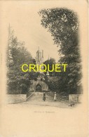51 Montmort, Cp Pionnière ( Avant 1904) Le Chateau, 2 Fillettes Et Un Chien Au 1er Plan... - Montmort Lucy