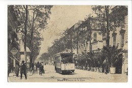 19910 - Nice Avenue De La Gare Tram - Places, Squares