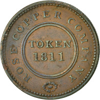 Monnaie, Grande-Bretagne, Rose Copper Company, Halfpenny Token, 1811 - Other & Unclassified