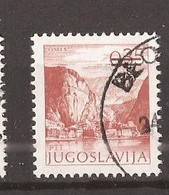 1985  2139 C    PERF- 13 1-4--12 1-2 - DEF-FREIMARKE  OVERPRINT CROAZIA  OMIS    JUGOSLAVIJA JUGOSLAWIEN  USED - Used Stamps