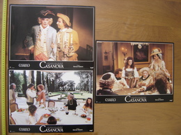 LE RETOUR DE CASANOVA Alain Delon Fabrice Luchini Lot GRANDES Photo Cinema Lobby Card 300 X 400 Mm - Foto