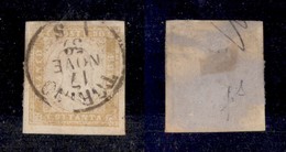 0090 ANTICHI STATI - SARDEGNA - 1859 - 80 Cent (17Aa) - Ottimi Margini - Torino 17.11.59 - Molto Bello - Fiecchi (1.600) - Sonstige & Ohne Zuordnung