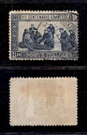 0186 REGNO - 1926 - 1,25 Lire S.Francesco (196) - Dentellatura Destra Spostata A Sinistra (senza Anno E Valore + Stretto - Other & Unclassified