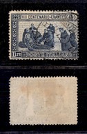 0186 REGNO - 1926 - 1,25 Lire S.Francesco (196) - Dentellatura Destra Spostata A Sinistra (senza Anno E Valore + Stretto - Altri & Non Classificati