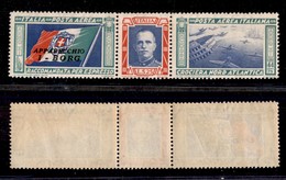 0222 REGNO - 1933 - Trittico BORG (51D-Aerea) - Gomma Integra - Other & Unclassified