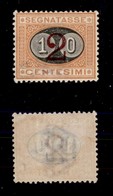 0246 REGNO - 1891 - 10 Cent Su 2 (17-Segnatasse) - Gomma Originale - Ottimamente Centrato (500) - Other & Unclassified