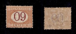 0257 REGNO - 1890 - Cifre Capovolte - 60 Cent (26a-Segnatasse) - Gomma Originale - Molto Ben Centrato (750++) - Sonstige & Ohne Zuordnung