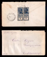 0269 REGNO - Pubblicitari - Coppia Del 25 Cent Abrador (4) Al Retro Di Busta Da Niguarda Del 6.2.25 - Cert. AG (2.400) - Autres & Non Classés