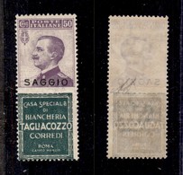 0284 REGNO - 1924 - Pubblicitari - Saggio Del 50 Cent Tagliacozzo (17) - Gomma Integra - Diena - Autres & Non Classés