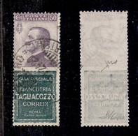 0285 REGNO - 1924 - Pubblicitari - 50 Cent Tagliacozzo (17) Usato - Chiavarello + Oliva (1.100) - Sonstige & Ohne Zuordnung