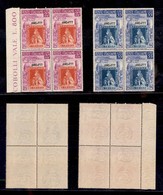 0324 TRIESTE - ZONA A  - 1951 - Toscana (108/109) - Serie Completa In Quartine - Gomma Integra (400) - Other & Unclassified