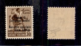 0343 EMISSIONI LOCALI - CASTIGLIONE D'INTELVI - 1945 - 30 Cent + 1 Lira (8) - Gomma Integra (375) - Altri & Non Classificati