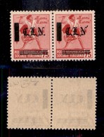 0395 EMISSIONI CLN - TORINO - 1945 - 75 Cent (Errani 10+10e) - Punto In Alto Dopo N In Coppia Col Normale - Gomma Integr - Sonstige & Ohne Zuordnung