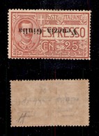 0451 OCCUPAZIONI - VENEZIA GIULIA - 1919 - 25 Cent (1a-Espressi) Con Soprastampa Capovolta - Nuovo Con Gomma - Diena (1. - Sonstige & Ohne Zuordnung