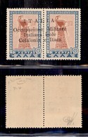 0468 OCCUPAZIONI - CEFALONIA E ITACA - 1941 - 10 + 10 Lepta (12oe) Con Soprastampa Obliqua - Gomma Integra - Non Quotato - Other & Unclassified