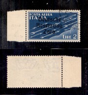 0494 OCCUPAZIONI - ZARA - 1943 - Besetzuug - 2 Lire (6k-Aerea) Usato (700) - Autres & Non Classés