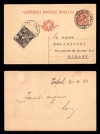 0569 COLONIE ITALIANE - LIBIA - 10 Cent (95) Su Cartolina Postale Dalla Fiera Del 31.3.31 - Other & Unclassified