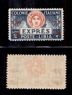 0581 COLONIE ITALIANE - LIBIA - 1927 - 2,50 Lire Su 2 (13-Espressi) - Gomma Integra (850) - Other & Unclassified