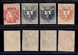 0595 COLONIE ITALIANE - SOMALIA - 1916 - Croce Rossa (19/22) - Serie Completa - Gomma Integra (850) - Other & Unclassified