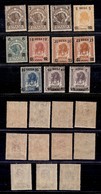 0596 COLONIE ITALIANE - SOMALIA - 1923 - Soprastampati (34/44) - Serie Completa - Gomma Integra (650) - Autres & Non Classés