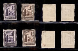 0664 SAN MARINO - 1933 - Convegno Filatelico (176/179) - Serie Completa - Gomma Integra - Cert. Biondi (1.625) - Autres & Non Classés