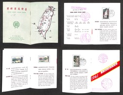 0731 OLTREMARE - TAIWAN - 1961 - Libretto Illustrativo (4 Pagine) Con La Serie Paesaggi (423/426) - Molto Bello E Partic - Andere & Zonder Classificatie