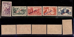 0745 OLTREMARE - COLONIE FRANCESI - India Francese - 1941 - France Libre (151/155) - Serie Completa - Gomma Integra (380 - Sonstige & Ohne Zuordnung