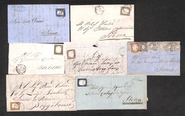 0770 LOTTI E COLLEZIONI - SARDEGNA - 1860/1863 - Insieme Di 7 Lettere Del Periodo - Da Esaminare - Altri & Non Classificati