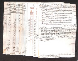 0773 LOTTI E COLLEZIONI - TOSCANA - 1763/1805 - Regia Amministrazione Dei Lotti Di Toscana - 16 Documenti Contabili Del  - Sonstige & Ohne Zuordnung