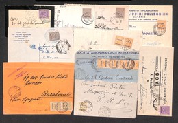 0791 LOTTI E COLLEZIONI - AMP SICILIA - 1943 - Cinque Lettere + Quattro Cartoline Con Affrancature Del Periodo - Da Esam - Other & Unclassified