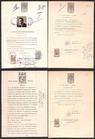 0798 LOTTI E COLLEZIONI - LIBIA - 1931/1943 - Tripoli - Lotto Di Quattro Certificati Commerciali Del Periodo Su Carta Bo - Andere & Zonder Classificatie