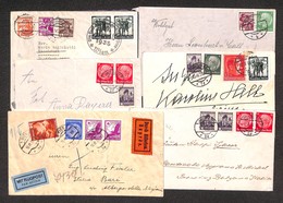 0813 LOTTI E COLLEZIONI - AUSTRIA - Annessione - 1938 - Sei Lettere Per L’Italia Dal 12 Aprile Al 18 Giugno Con Varie Af - Other & Unclassified