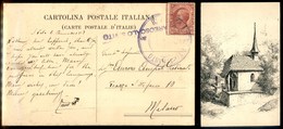 0882 ITALIA - POSTA AEREA - 1917 (6 Dicembre) - R Aeroscalo S. Vito Taranto (doppio Cerchio + Lineare) - Other & Unclassified