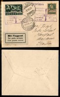 0894 ITALIA - POSTA AEREA - 1925 (3 Ottobre) - Ginevra Milano (48 - Longhi 1405/25JQa) - Cartolina Del Volo - Sonstige & Ohne Zuordnung