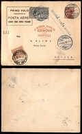 0926 ITALIA - POSTA AEREA - 1926 (13 Aprile) - Genova Napoli (62b - Longhi 1553/26GPf) - Aerogramma Fermo Posta - Other & Unclassified
