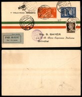 0969 ITALIA - POSTA AEREA - 1930 (21 Marzo) - Rodi Brindisi (189 - Longhi 2102/30ABa) - Aerogramma Del Volo - Autres & Non Classés