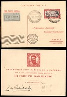 0983 ITALIA - POSTA AEREA - 1932 (5 Giugno) - Caprera Roma (298 - Longhi 2696/32DEe) - Cartolina Speciale - Other & Unclassified