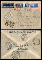 1004 ITALIA - POSTA AEREA - 1933 - Crociera Del Decennale (Longhi 2853/33SBa) - Trittico TEUC (51S - Aerea) Su Aerogramm - Other & Unclassified