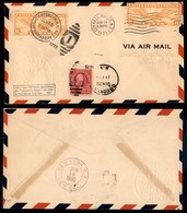 1021 ITALIA - POSTA AEREA - 1935 (22 Giugno) - New York Roma (382 - Longhi 3283/357Ba) - Aerogramma Del Volo - Other & Unclassified