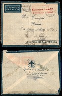 1034 ITALIA - POSTA AEREA - 1936 (27 Settembre) - Addis Abeba Roma (439 - Longhi 3598/36RKa) - Da Dire Daua - Recuperata - Autres & Non Classés
