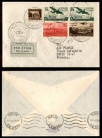 1044 ITALIA - POSTA AEREA - 1937 (7 Aprile) - Milano Parigi (453 - Longhi 3644/37RUd) - Aerogramma Del Volo - Other & Unclassified