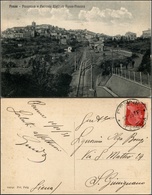 1501 CARTOLINE - REGIONALISMO-ABRUZZO - Penne (PE), Panorama E Ferrovia Elettrica Penne-Pescara Viaggiata 1931 - Andere & Zonder Classificatie