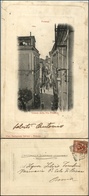 1503 CARTOLINE - REGIONALISMO-BASILICATA - Potenza, Veduta Della Via Pretoria, Viaggiata 1905 - Autres & Non Classés