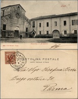 1513 CARTOLINE - REGIONALISMO-EMILIA ROMAGNA - Lugo (RA), Caserma S. Domenico Viaggiata 1905 - Autres & Non Classés