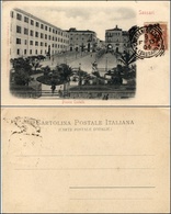 1541 CARTOLINE - REGIONALISMO-SARDEGNA - Sassari, Piazza Castello Annullata Non Viaggiata 1904 - Andere & Zonder Classificatie