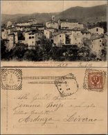 1548 CARTOLINE - REGIONALISMO-TOSCANA - Loro Ciuffenna (AR), Panorama Viaggiata 1902 - Autres & Non Classés