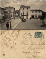 1550 CARTOLINE - REGIONALISMO-TOSCANA - Settignano (FI), Piazza Tommaseo, Animata Viaggiata 1917 - Altri & Non Classificati