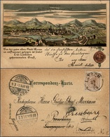 1576 CARTOLINE - REGIONALISMO- TRENTINO ALTO ADIGE - Merano (BZ), Riproduzione. Stampa Antica Viaggiata 1899 - Other & Unclassified