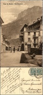 1583 CARTOLINE - REGIONALISMO-VALLE D'AOSTA - Pont S. Martin (AO), Via Marchetto Animata Viaggiata 1919 - Other & Unclassified