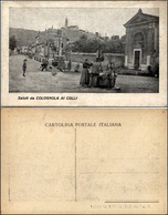 1587 CARTOLINE - REGIONALISMO-VENETO - Colognola Ai Colli (VR), Saluti Da, Animata Paesani Al Pozzo Nuova Bella - Autres & Non Classés